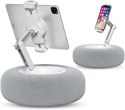 Vista 9 de Viozon Almohada con soporte para tablet, compatible con teléfono/tableta de 4.7"-13", iPad, iPhone, Samsung, Google, Kindle, soporte de teléfono