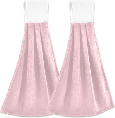 Vista 14 de Juego de 2 toallas de mano amarillas y naranjas, suaves, absorbentes, decorativas, para baño, secado rápido, barra de té, toalla colgante para baño