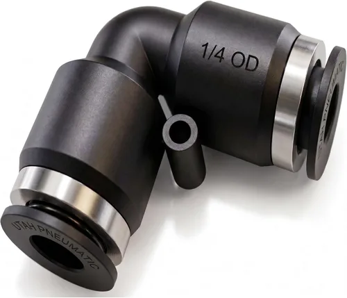 Vista 17 de Utah Pneumatic 1/2 Conexiones de empuje para conectar, codo de aire, línea de aire, unión de línea de aire, accesorios de conexión rápida, codo