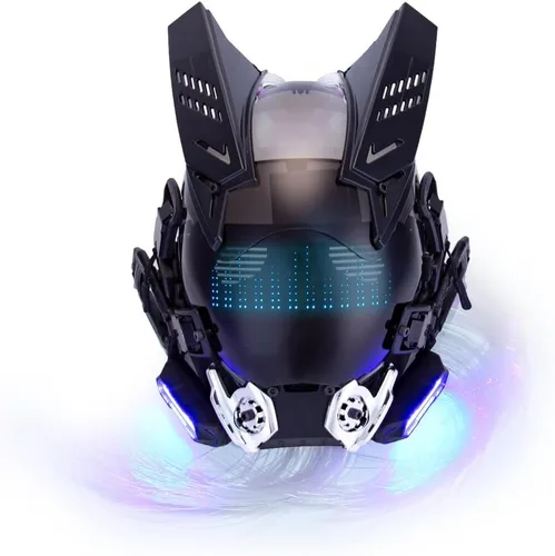 Vista 21 de Future Tech - Colección de máscaras brillantes para fiestas de disfraces