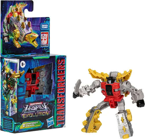 Vista 4 de Transformers Toys Legacy Evolution Core Class Dinobot Snarl Toy - Figura de acción de 3.5 pulgadas para niños y niñas a partir de 8 años