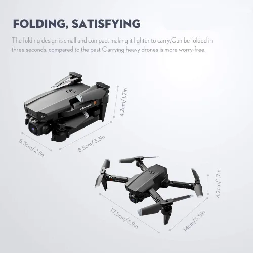 Vista 4 de GoolRC Drone RC con cámara 4K Drone Dual Camera LS-XT6 Track Flight Sensor de gravedad gesto Foto Video Altitud Hold Modo sin cabeza RC Quadcopter