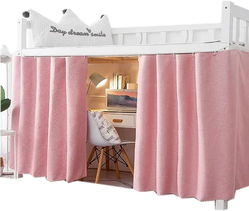 Vista 30 de Cortinas opacas para cama de privacidad con toldo grueso, mosquitero Mosquitera blanca 1aa