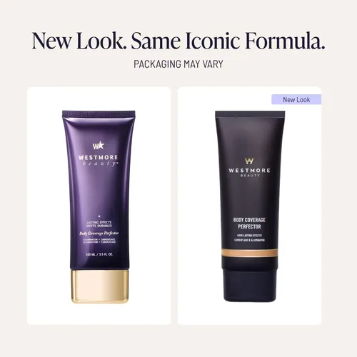 Vista 2 de Westmore Beauty Perfector de cobertura corporal – Maquillaje impermeable para piernas y cuerpo/bronceador para mujeres – El mejor maquillaje