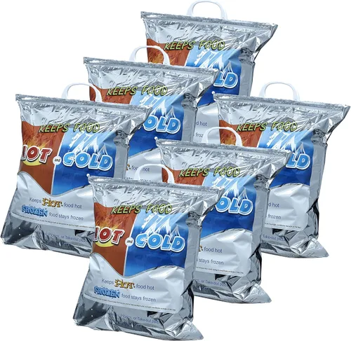 Vista 22 de Superio Bolsas Aisladas Calientes y Frías para Entrega de Alimentos, Bolsas de Compras de Comestibles, Almacenamiento de Alimentos para Comida
