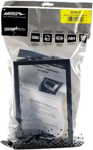 Vista 2 de Metra 95-9012 Kit de tablero de instalación doble DIN para Volkswagen Golf, GTI, Jetta y Passat 1999-2006 Made for select Volkswagen models