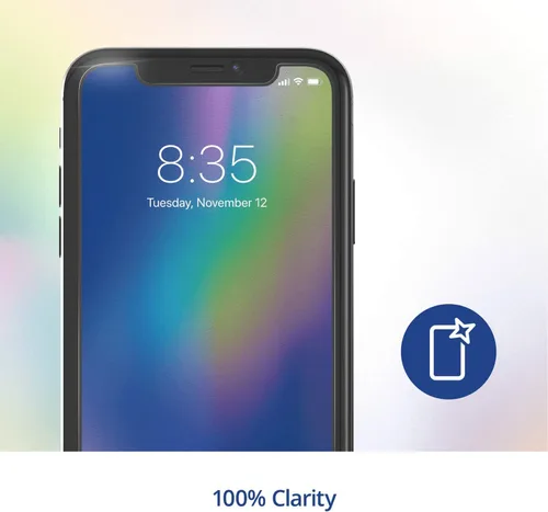Vista 4 de Protección máxima de pantalla HD, paquete de 2 protectores de pantalla de vidrio templado, hecho para Apple iPhone 11 y iPhone XR, compatible