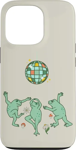 Vista 10 de Funny Frog Disco Dance 70s 80s Groovy Hippie Funky Party Case para iPhone 16