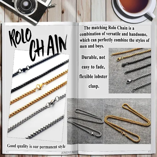 Vista 7 de JUNOVUROS Collar con colgante de cruz de Ankh antigua de 18 a 28 pulgadas para hombres, mujeres, niños y niñas, acero inoxidable 316L con tamaños