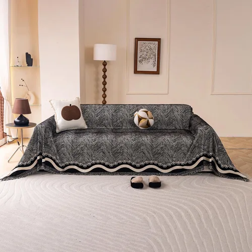 Vista 32 de STACYPIK Jacqurad - Fundas de sofá reversibles y duraderas para mascotas, fundas de sofá geométricas con orejas de trigo, protector de muebles gris