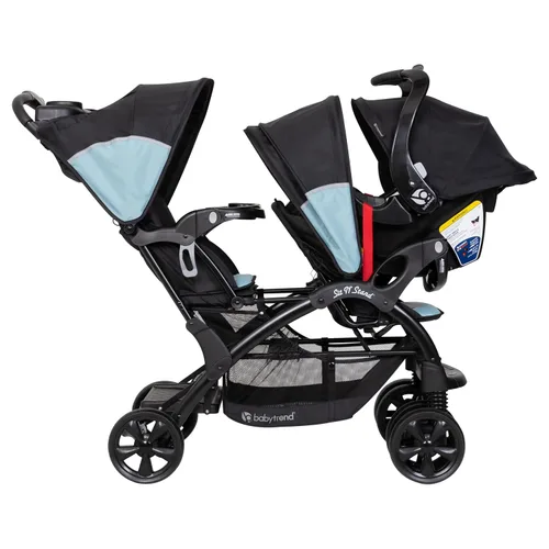 Vista 3 de Baby Trend Sit N' Stand® - Cochecito doble, color azul desierto