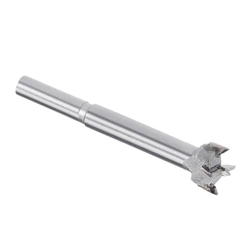 Vista 8 de Forstner Broca - Broca de carburo de tungsteno de 0.98 pulgadas para muebles de madera, bisagra, carpintería, vástago redondo, gris