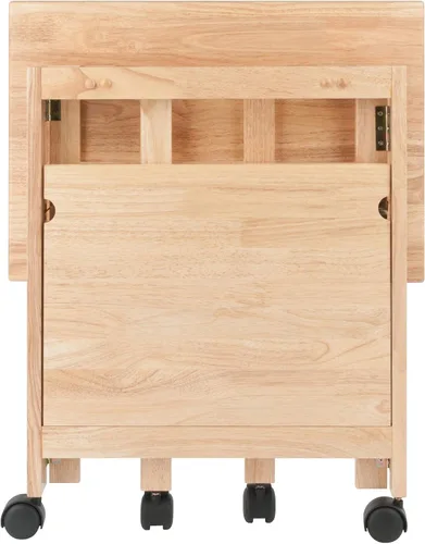 Vista 12 de Winsome Mission 81628 - Soporte de madera para impresora móvil (2 estantes, color marrón)
