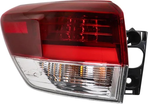 Vista 10 de Ensamble de luz trasera exterior TRQ para lado del conductor izquierdo trasero. Compatible con Toyota Corolla XLE 2020, 2021, 2022 y Toyota Corolla