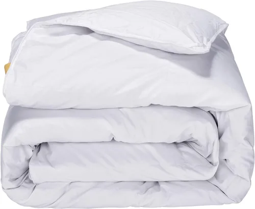 Vista 8 de puredown® Edredón de plumas tamaño individual, relleno de edredón para todas las estaciones, colección de hotel, edredón acolchado mediano y cálido