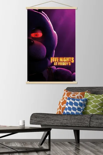 Vista 2 de Trends International Five Nights at Freddy's Movie - Póster de pared Bonnie de una hoja, 22.37 x 34.00 pulgadas, paquete de impresión premium
