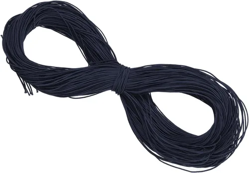 Vista 83 de PATIKIL Cuerda elástica elástica de 109 yardas (328.1 ft), cuerda elástica pesada de 0.059 in, albaricoque para manualidades, correas de gancho