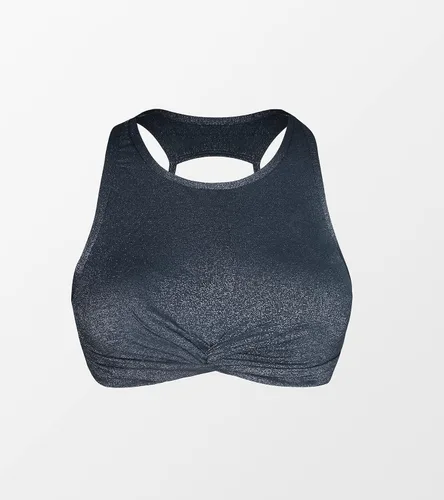 Vista 5 de CUPSHE Traje de baño para mujer, parte superior de bikini con corte trenzado