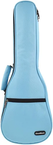 Vista 14 de CloudMusic Estuche para Ukulele Bolsa de Concierto Mochila Acolchada Para Concierto de 23 Pulgadas (Concierto, Fantasía Floral) Padded, Backpack