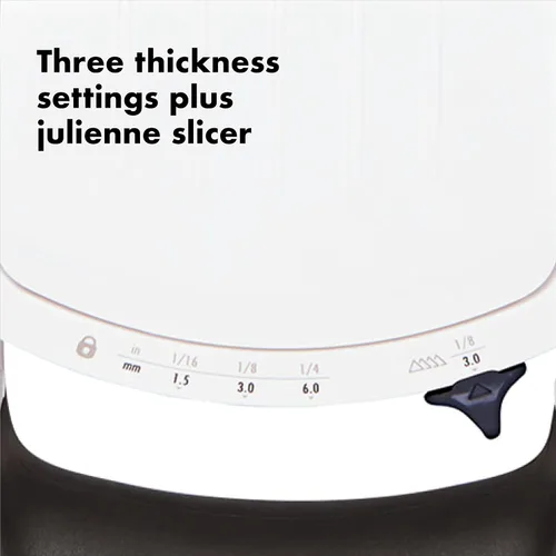 Vista 3 de OXO Good Grips Simple Mandoline Slicer Blanco