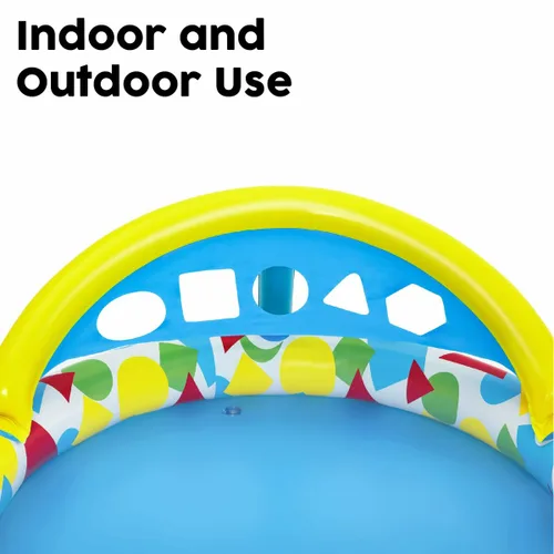 Vista 18 de Bestway Piscina Hinchable Infantil Aprendizaje 120x117x46 cm +4 meses Jardin 52378