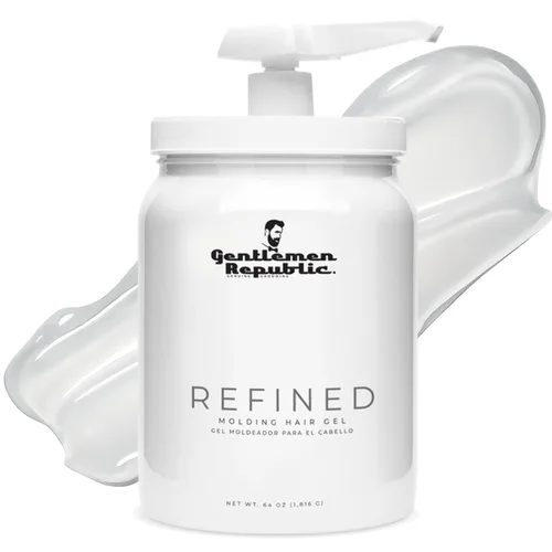 Vista 14 de Gentlemen Republic - Gel para el cabello refinado de 8 onzas, brillo y sujeción las 24 horas