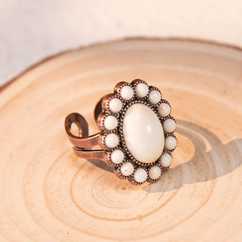 Vista 8 de Montana West Rustic Couture's Bohemian Turquoise - Anillo para mujer