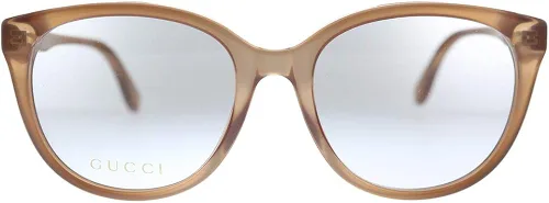 Vista 2 de Gucci GG 0791O 002 - Lentes rectangulares de plástico marrón de 2087in