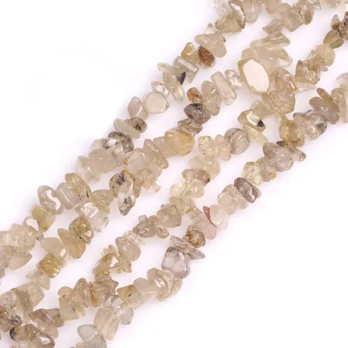 Vista 55 de GEM-Inside - Chips de piedra de cristal para hacer joyas, cuentas sueltas de forma libre con agujero para hacer pulseras, collares, adultos, 34