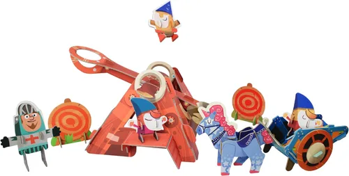 Vista 7 de Catapult - Lanzador de gnomos, juguete STEM seguro para niños de 3 años en adelante, para imaginación, aprendizaje y juego educativo con historias