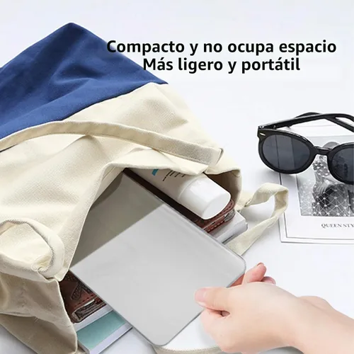 Vista 2 de Báscula de viaje para peso corporal, pequeña báscula portátil de peso corporal, báscula digital para espejo de baño, mini báscula electrónica