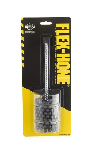 Vista 85 de Brush Research pulidor cilíndrico FLEX-HONE, serie BD, abrasivo de carburo de silicio, 1