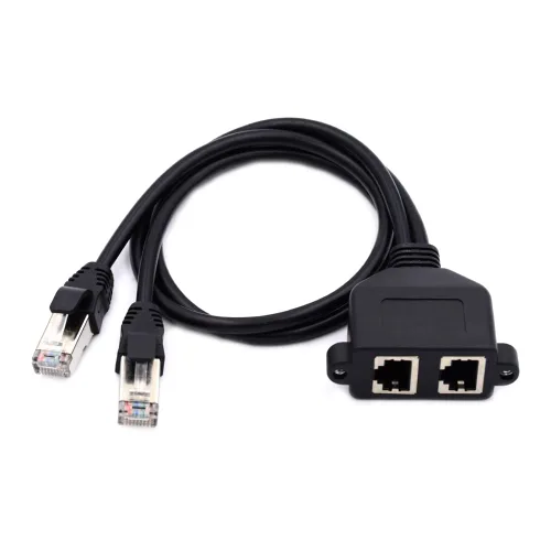 Vista 12 de RJ45 Cat6 8P8C UTP macho a macho Estiramiento en espiral Cable LAN Ethernet Red Patch Cord 78.7 in