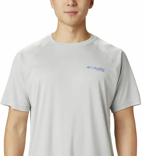 Vista 4 de Columbia Camiseta Terminal Tackle Heather SS para hombre