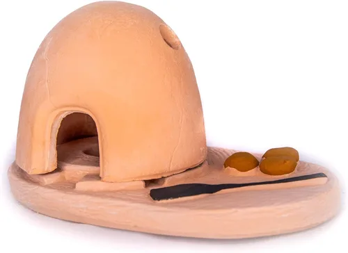 Vista 11 de Incienso de Santa Fe Quemador de incienso de madera natural con motor de vapor negro, incluye 20 ladrillos de incienso de piñón - Fabricado