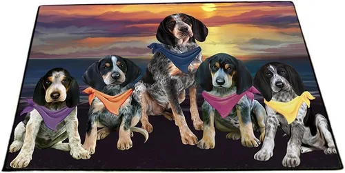 Vista 27 de Doggie of the Day Bluetick Coonhound - Tapete para perros - Día de la Independencia del 4 de julio - El mejor tapete para perro - Decoración
