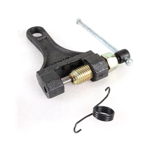 Vista 4 de Tensor de cadena 420 Cadena de resorte de rodillo 42L Link 4 Master Link Chain Breaker con rodillo de 1-3/4 pulgadas para 212cc 6.5Hp 196cc 125cc