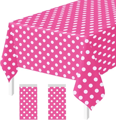 Vista 9 de Paquete de 2 Manteles de Plástico Beige Desechables Cubiertas de Mesa Mantel Rectangular Beige para Fiesta Baby Shower Boda Cumpleaños Mantel