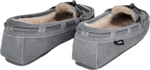 Vista 4 de Clarks Mocasines de gamuza para mujer para interiores y exteriores