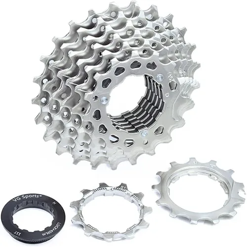 Vista 2 de VG SPORTS 8 Speed Cassette 11-25T/11-28T/11-32T/11-36T/11-40T/11-42T for Road Bike/MTB Cassette, Bike Cassette Compatible with Shimano/Sram