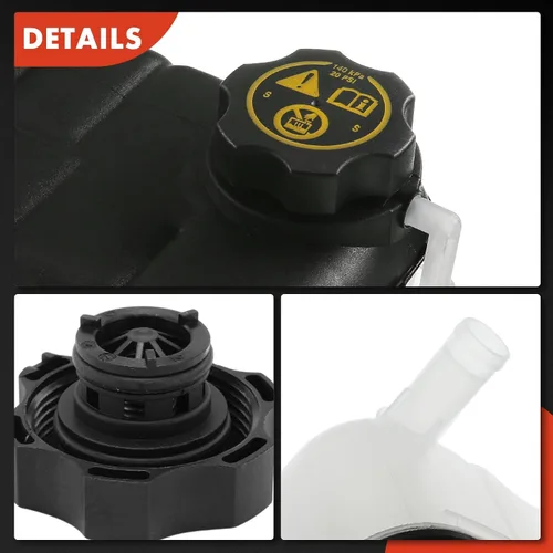 Vista 8 de A-Premium Tanque de depósito de recuperación de desbordamiento de refrigerante de motor presurizado [con tapa] compatible con Buick Encore 2013-2019