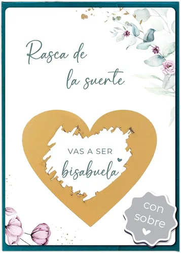 Vista 12 de JoliCoon - Tarjeta rasca para anuncio de embarazo, con sobre Papel de diseño de 12.35 oz/m², acabado UV táctil, papelería premium