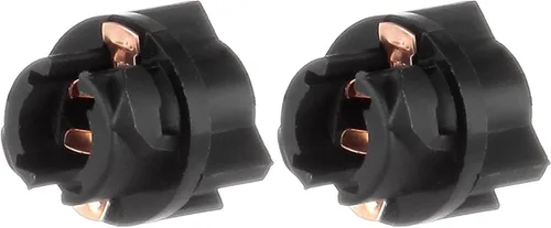Vista 3 de cciyu Paquete de 8 enchufes giratorios de 17 37 70 para panel de instrumentos, lámpara de tablero (T5 Twist Lock)