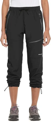 Vista 5 de BALEAF - Pantalones de senderismo para mujer, de secado rápido, ligeros, informales, para verano