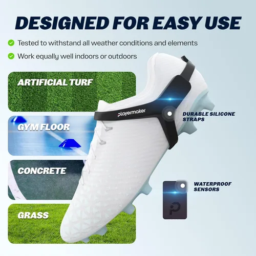 Vista 8 de CITYPLAY Smart Soccer Tracker for Cleats - Training Sensor for Youth