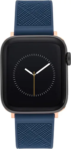 Vista 10 de Anne Klein Correa de silicona a la moda para Apple Watch, segura, ajustable, repuesto de correa de Apple Watch, se adapta a la mayoría