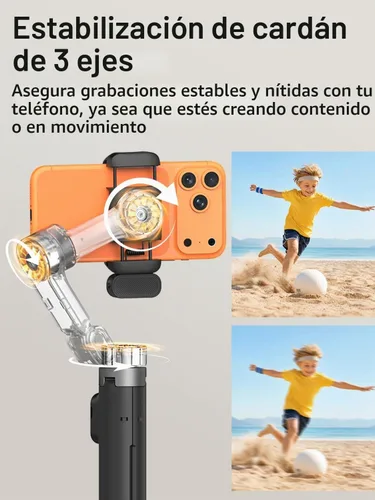 Vista 9 de AOCHUAN Smart V3 70.9" estabilizador cardán para iPhone w/AI módulo