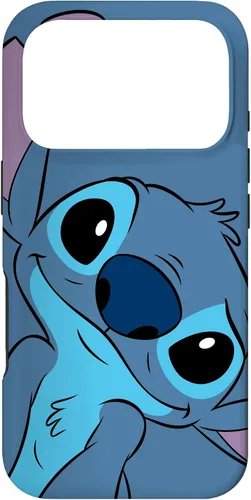 Vista 30 de Disney Lilo y Stitch Linda Carátula de Stitch en Color Gris Pizarra para iPhone 17