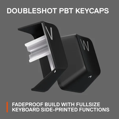 Vista 8 de SteelSeries Teclado inalámbrico Apex Pro Mini - Diseño del 60% - OmniPoint 2.0 - Quantum 2.0 inalámbrico - Teclas PBT de doble disparo - Negro