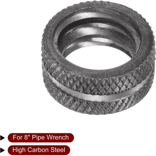 Vista 4 de HARFINGTON Tuerca de llave de tubo de 8", acero al carbono, diámetro interior de 0.551 in, 1 unidad